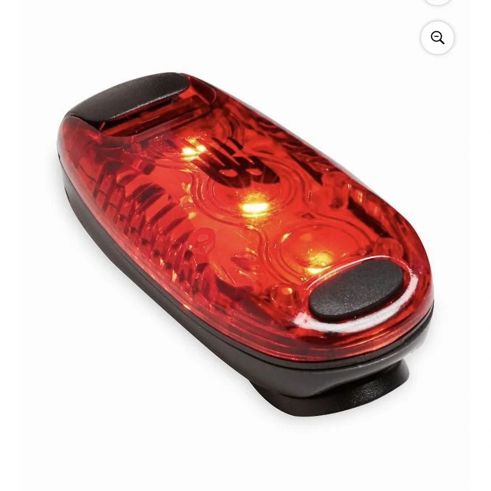 New Balance Safety Light Secure Spring Clip Attatchment Red - New